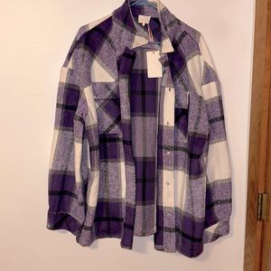 Pure flannel Shacket